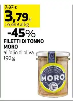 Coop FILETTI DI TONNO MORO offerta