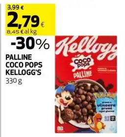 Coop PALLINE COCO POPS KELLOGG'S offerta