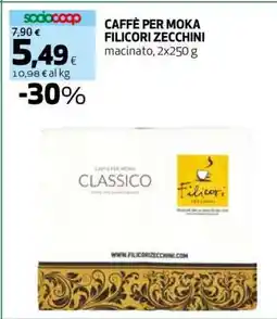Coop Caffè per Moka Filicori Zecchini offerta