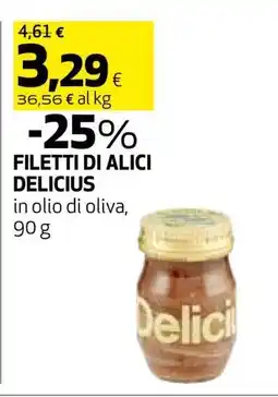 Coop Filetti di Alici Delicius offerta
