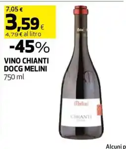 Coop VINO CHIANTI DOCG MELINI offerta