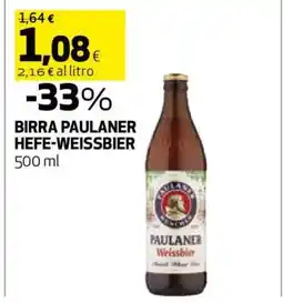 Coop BIRRA PAULANER HEFE-WEISSBIER offerta