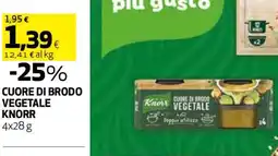 Coop Cuore di Brodo Vegetale Knorr offerta
