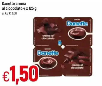 Famila Danette crema al cioccolato 4 x 125g offerta