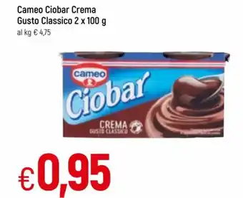 Famila Cameo Ciobar Crema Gusto Classico 2 x 100g offerta