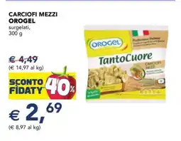 Esselunga CARCIOFI MEZZI OROGEL offerta