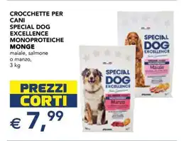 Esselunga CROCCHETTE PER CANI SPECIAL DOG EXCELLENCE MONOPROTEICHE MONGE offerta