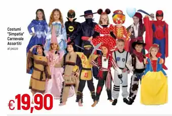 Costumi "Simpatia" Carnevale Assortiti