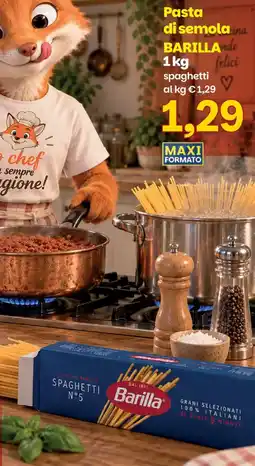 Prix Quality Barilla Pasta di semola spaghetti offerta