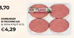 Mercatò Big AIA Hamburger di tacchino offerta
