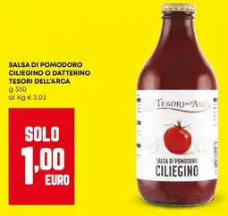 Pam Salsa di pomodoro ciliegino o datterino Tesori dell'Arca offerta