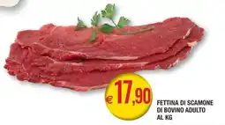 Palmarket Fettina di scamone di bovino adulto offerta
