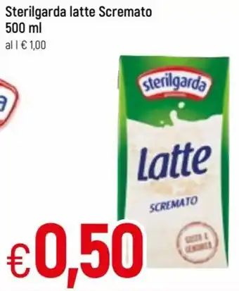 Famila Sterilgarda latte Scremato 500 ml offerta