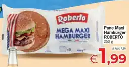 Eurospar Pane Maxi Hamburger Roberto offerta
