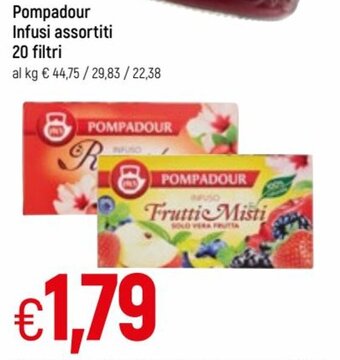 Famila Pompadour Infusi assortiti 20 filtri offerta
