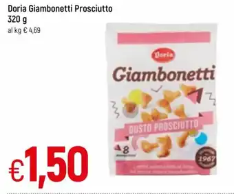 Famila Doria Giambonetti Prosciutto 320g offerta