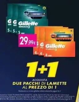 Proshop Gillette lamette offerta
