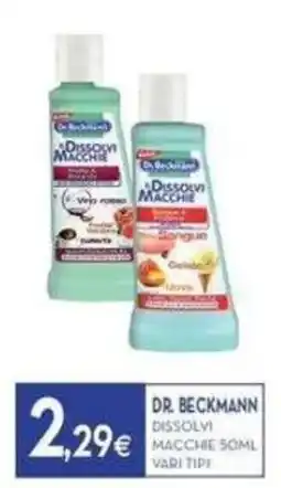 Proshop Dr. Beckmann Dissolvi Macchie offerta