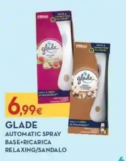 Proshop Glade automatic spray base+ricarica relaxing/sandalo offerta