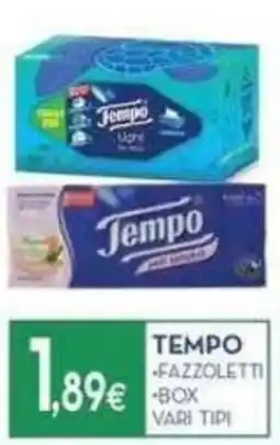 Proshop Tempo fazzoletti offerta