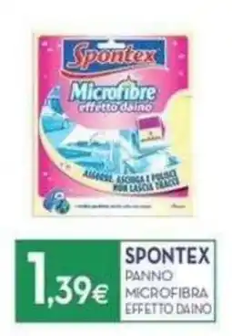 Proshop Spontex panno microfibra effetto daino offerta