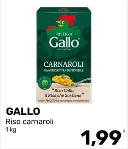 Iper Tosano Gallo Riso carnaroli offerta