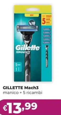 La Saponeria Gillette Mach3 offerta