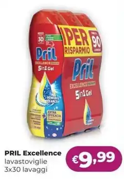 La Saponeria Pril Excellence lavastoviglie offerta