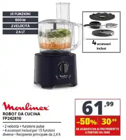 Comet Moulinex Robot da cucina FP242810 offerta