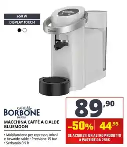 Comet Macchina caffè a cialde Bluemoon offerta