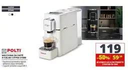 Comet Macchina da caffè a cialde Coffea S15BD Polti offerta