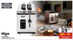 Comet Higo Tostapane in acciaio inox TP13 offerta