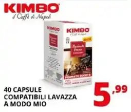 Comet Kimbo Macinato Fresco Espresso offerta