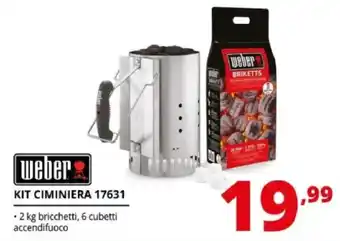 Comet Weber kit ciminiera offerta
