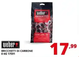 Comet Weber briquettes offerta