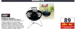 Comet Weber barbecue portatile a carbone Smokey Joe Black offerta