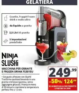 Comet Ninja Slushi macchina per granite e frozen drink offerta