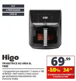 Comet Higo friggitrice ad aria 8l offerta