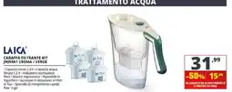 Comet Caraffa filtrante kit Laica offerta