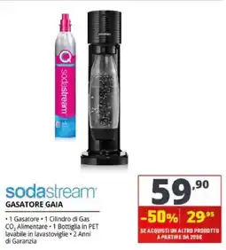 Comet Sodastream Gasatore Gaia offerta