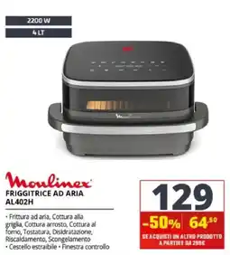 Comet Moulinex Friggitrice ad aria AL402H offerta