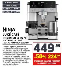 Comet Ninja Luxe Café Premier 3 in 1 offerta