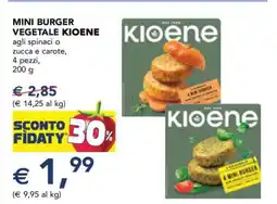 Esselunga MINI BURGER VEGETALE KIOENE offerta