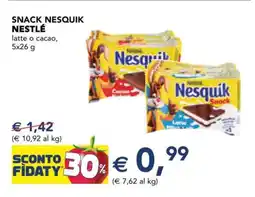 Esselunga Snack Nesquik Nestlé offerta