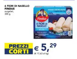 Esselunga 6 FIORI DI NASELLO FINDUS offerta