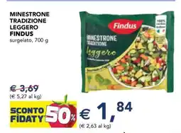 Esselunga Minestrone Tradizione Leggero Findus offerta