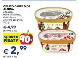 Esselunga Gelato Carte D'Or Algida offerta