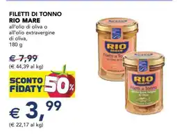 Esselunga FILETTI DI TONNO RIO MARE offerta