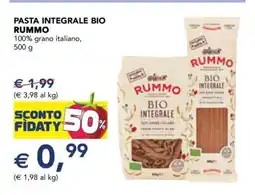 Esselunga PASTA INTEGRALE BIO RUMMO offerta