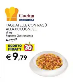 Esselunga TAGLIATELLE CON RAGÙ ALLA BOLOGNESE offerta